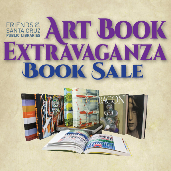 Flyer for Art Extravaganza Book Sale.