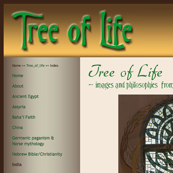 tree of life website screenshot